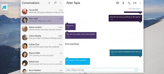 Windows 10 ar putea include o funcție de apelare și comunicare SMS direct de pe computer