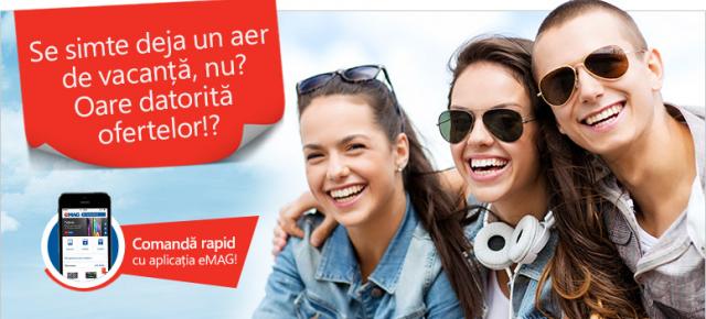eMAG ne pregătește de vacanță cu noi reduceri la smartphone-uri, tablete și electronice