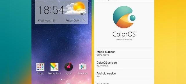 Oppo prezintă Color OS 2.1.0i, având la baza Android Lollipop (Video)
