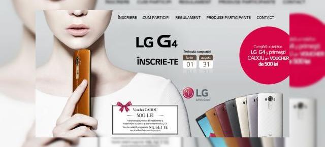 Achiziția lui LG G4 ne aduce un voucher de 500 lei pentru magazinele Musette; iată cum putem ridica premiul