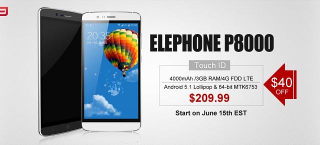 Elephone P8000 va costa 170$ începând de marți, 15 iunie; iată de unde se poate achiziționa telefonul