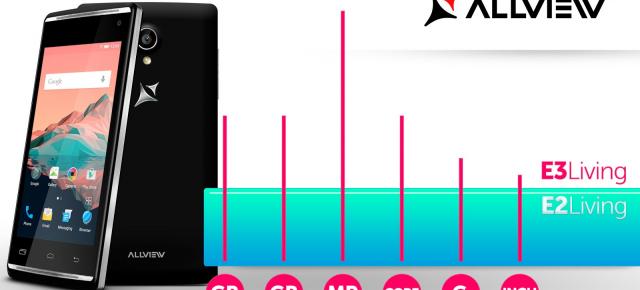 Allview E3 Living va fi lansat oficial în această vară; iată cum arată noul telefon din gama E