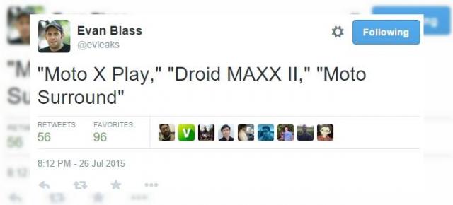 Moto X Play, Droid Max II și Moto Surround sunt câteva dintre noile device-uri pregătite de Motorola