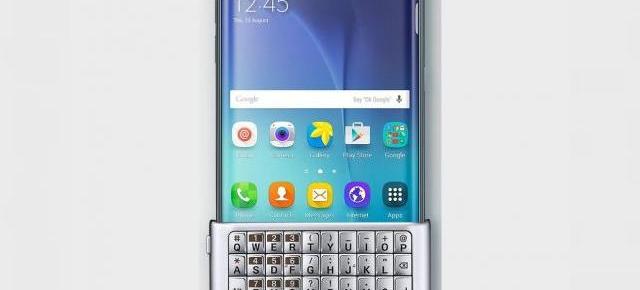 Samsung Galaxy S6 Edge Plus ar putea primi un accesoriu special frontal cu o tastatură QWERTY inclusă