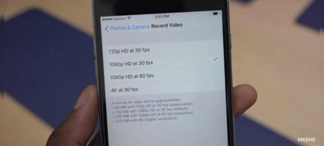 Iată câte minute de filmare 4K poate stoca un iPhone de 16 GB