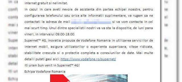 Vodafone, 2 zile plus o lună!