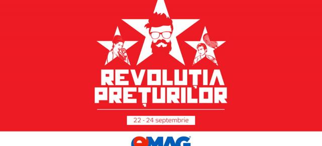 Revoluția Prețurilor eMAG este aici; iată ce ni s-a pregătit pentru aceste 3 zile incendiare de promoții