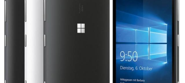 O nouă imagine cu Microsoft Lumia 950 se axează pe scannerul de iris de la bord
