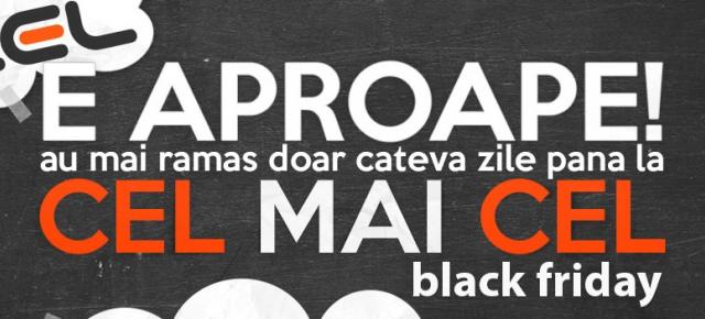 Black Friday la Cel.ro vine cu reduceri de până la 95%; cel mai ieftin produs va costa 1 leu