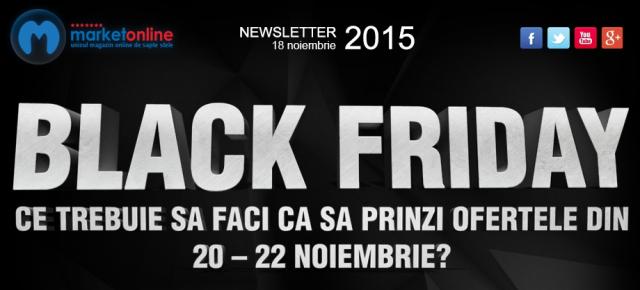 MarketOnline.ro va organiza Black Friday în perioada 20 - 22 noiembrie; vine și cu o inițiativă interesantă