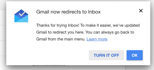 Google ar putea închide Gmail, a început deja să redirecţioneze mailurile către Inbox