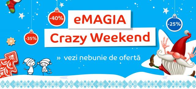 eMAG Crazy Weekend vine cu promoții pentru smartphone-urile și tabletele din stoc