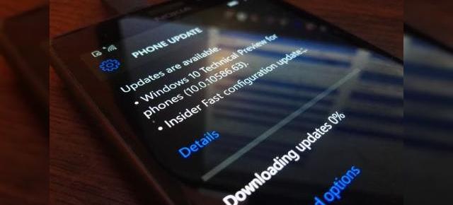 Windows 10 Mobile varianta 10586.63 disponibil pentru cei din programul Windows Insider (fast ring)