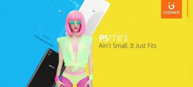 Gionee prezintă smartphone-ul P5 Mini; terminal entry-level cu display de 4.5 inch și procesor quad-core