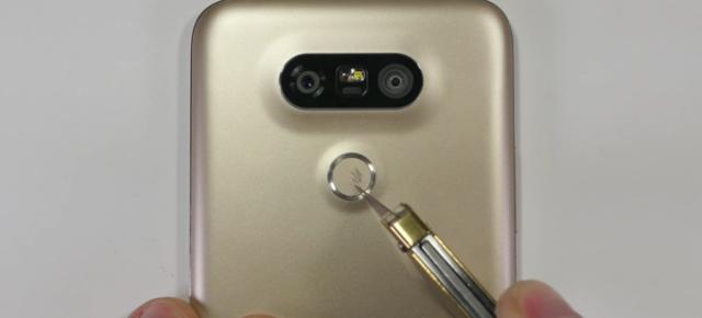 LG G5 nu are carcasa fabricată integral din metal, ci din metal acoperit cu plastic; Materialul e zgâriat şi dezvăluit de teste de anduranţa (Video)