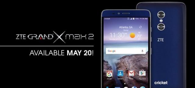 ZTE lansează smartphone-ul Grand X Max 2; vine cu display de 6 inch și cameră foto duală