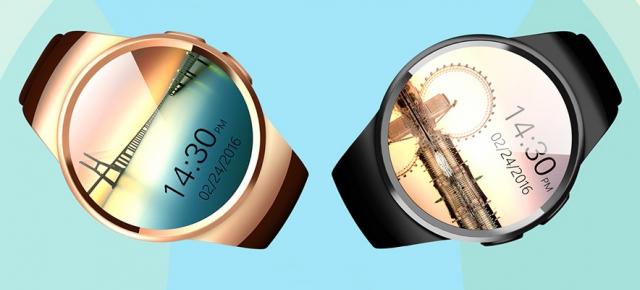 KingWear KW18 este un smartwatch cu display complet circular ce costă doar 61.88 dolari