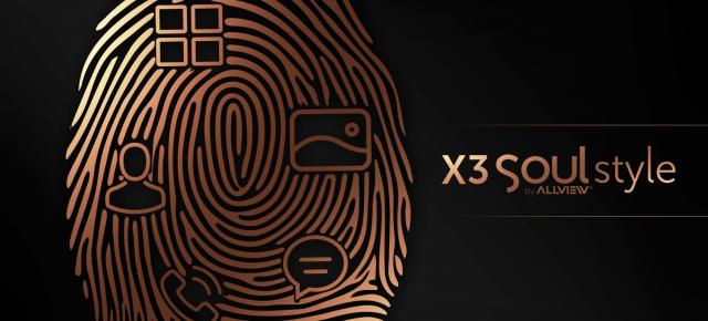 Allview prezintă un nou teaser pentru modelul X3 Soul Style; telefon cu scanner de amprente