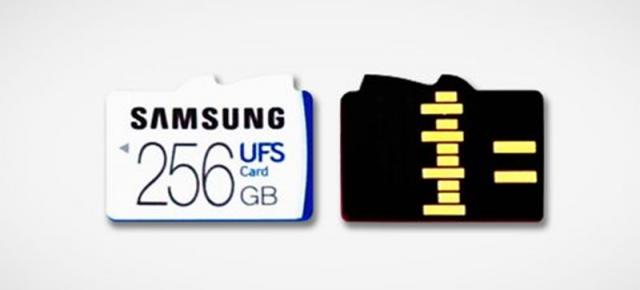 Samsung lansează primele carduri de memorie UFS, succesor pentru standardul microSD