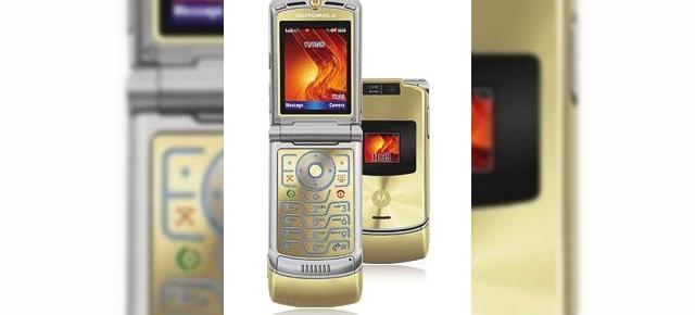 Motorola V3xx Gold, telefonul de aur!