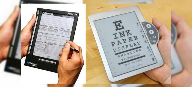 Conceptele eFlyBook si E Ink par promitatoare