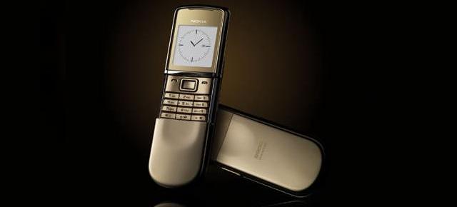 Lansarea telefonului Nokia 8800 Sirocco Gold Luxury
