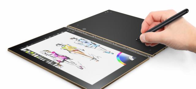 IFA 2016: Lenovo Yoga Book este o hiper-tabletă şi o "foaie digitală" ideală pentru desenat şi luat notiţe