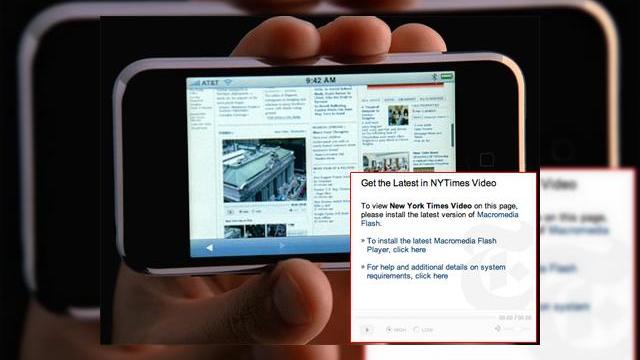 <b>iPhone va oferi suport pentru Flash?</b>Stim cu siguranta ca iPhone are memorie flash, dar multa lume se intreaba daca versiunea de mobil a Safari pentru acest terminal va oferi suport pentru plugin-ul Macromedia Flash, cunoscut de majoritatea si iubit/urat. Se pare ca momentan nu avem raspuns...