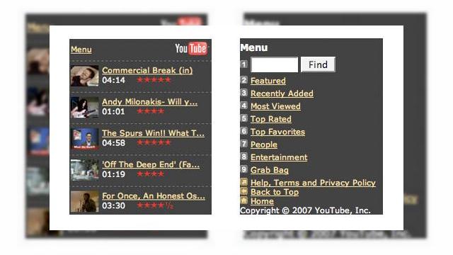 <b>YouTube pentru telefonul mobil!</b>Dupa ce a lansat servicii destinate telefoanelor mobile, in colaborare cu Verizon Wireless si Vodafone in noiembrie 2006, respectiv februarie 2007, YouTube tocmai a lansat o versiune mobila a site-ului, accesibila de pe orice telefon, prin intermediul...