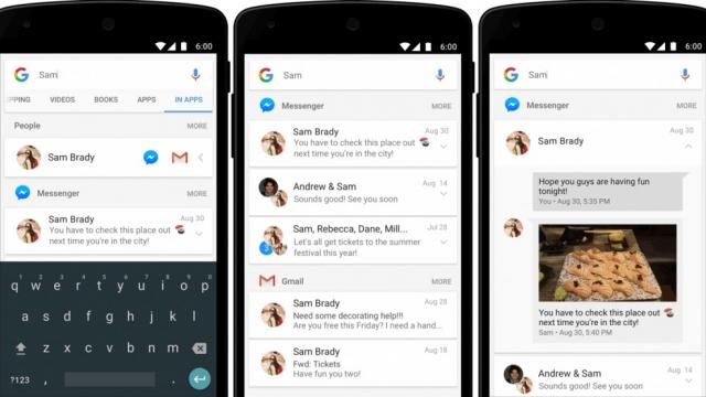 <b>Google permite acum filtrarea rezultatelor de căutări cu motorul său în alte aplicaţii, chiar și offline</b>Motorul de căutare Google a avut acces permis în alte aplicaţii şi până acum, dar sistemul pare a fi evoluat mai nou. La o pornire a lui Google Now sau la prima căutare făcută pe mobil veţi observa şi un tab nou, numit "In Apps", deasupra rezultatelor.