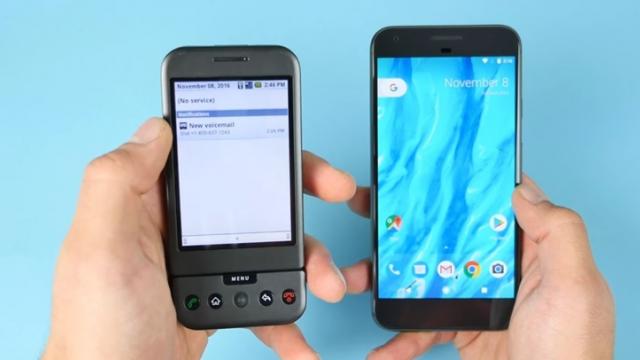 <b>Primul telefon Android, HTC Dream versus Google Pixel; Începuturi versus maturizare (Video)</b>Ne-am obișnuit să vedem comparații între telefoane lansate acum 3-4 ani și modele proaspăt sosite pe piață drept succesori moderni, prezentări foarte interesante de privit. Astăzi la 'duel' se prezintă nimeni altul decât HTC Dream, primul telefon cu 