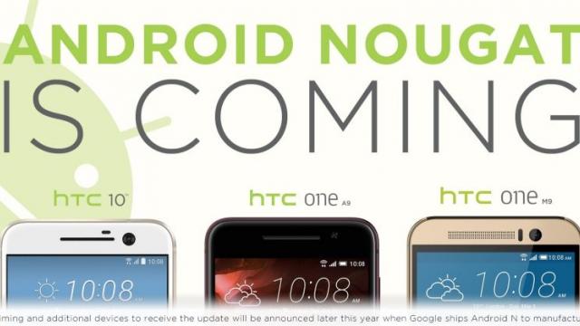 <b>HTC 10 ar urma să primească Android 7.0 Nougat luna viitoare, cel puţin în varianta europeană</b>Chiar astăzi taiwanezii de la HTC au confirmat faptul că actualizarea la Android 7.0 Nougat pentru smartphone-ul HTC 10 urmează a fi distribuită începând de luna viitoare, cel puțin pe piața europeană. Ulterior și alte terminale din portofoliu se vor