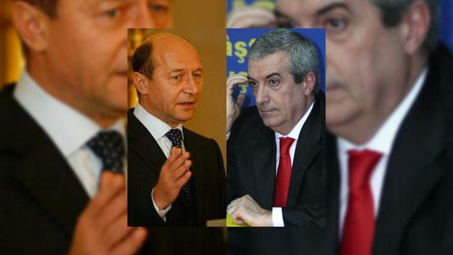 <b>Basescu si Tariceanu au ramas fara telefoane!</b>Surpriza si panica! Tariceanu si Basescu nu mai pot suna acum la tarife preferentiale prin Serviciul de Telecomunicatii Speciale deoarece ... li s-a furat cablul, dupa cum aflam dintr-un spumos articol din Jurnalul. Faimosul STS a gazduit pe firele lipsa...