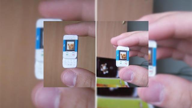 <b>Nokia 5200, in miniatura aproape la fel de bun ca originalul</b>In imaginea urmatoare puteti admira cel mai mic Nokia 5200 din lume, evident varianta sa in miniatura, iar aceasta "jucarie" impresioneaza prin faptul ca include si un mecanism glisant. Din pacate nu veti putea efectua apeluri cu ajutorul acestui 5200 in...