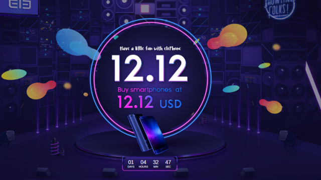 <b>Elephone dă startul unei campanii promoționale ce ne aduce smartphone-uri cu prețuri de la 12.12 dolari; iată detalii! </b>În perioada 12 - 14 decembrie cei de la Elephone organizează o campanie specială de reduceri ce ne aduce smartphone-uri cu preț de doar 12.12 dolari, dar și alte produse la fel de interesante. Promoția începe și astăzi de la ora 10:00, ora României și