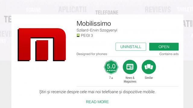 <b>Aplicaţia Mobilissimo.ro primeşte o nouă versiune; Iată ce trebuie să faceţi pentru a avea acces la ea</b>Pentru că în epoca modernă nu îţi mai poţi lua ştirile doar via web browser, aplicaţia e un must have, iar voi ne-aţi semnalat că duceţi dorul aplicaţiei Mobilissimo.ro de pe Play Store. Ea a încetat să funcţioneze în decembrie 2016, dar revine acum şi..