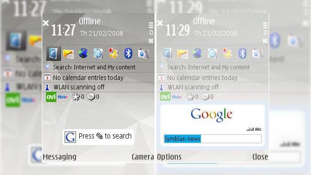 <b>Google lanseaza o aplicatie nativa de cautare pentru S60</b>Dupa anuntul din urma cu o saptamana, prin care se mentiona adaugarea Google la serviciul Nokia Mobile Search, nu ne surprinde sa aflam ca gigantul motoarelor de cautare se revanseaza fata de utilizatorii Symbian. Colaborarea Nokia-Google este dusa la un...