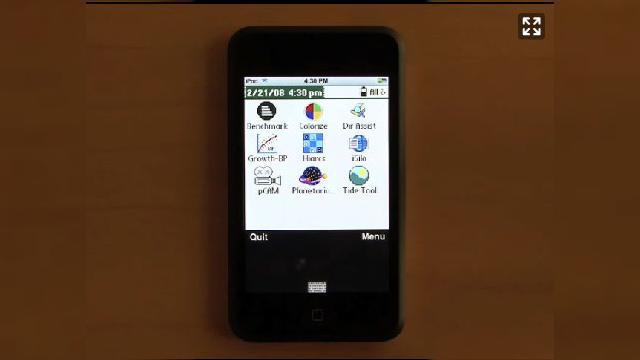 <b>Emulator Palm pentru iPhone si iPod Touch, o realitate</b>Gizmodo ne prezinta un concept de emulator al sistemului de operare Palm disponibil pe iPhone si iPod Touch. In vreme ce reprezentantii Palm probabil jubileaza, noi recunoastem ca interfata "scortoasa" nu prea isi are locul pe aceste terminale moderne....