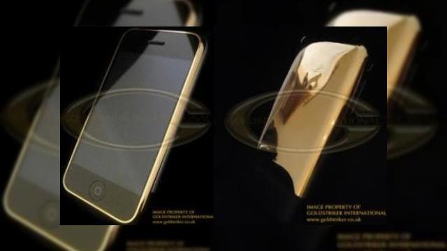 <b>iPhone-ul aurit, o bijuterie de 16GB si 24 de karate</b>Am mai vazut telefoane aurite pana acum, dar si telefoane pentru care cuvantul de ordine era "lux", cum ar fi Vertu, dar pentru iPhone-ul de 16GB aceasta "poleire" cu metal pretios este o premiera. Cei de la Goldstriker ofera o varianta de 16GB a...