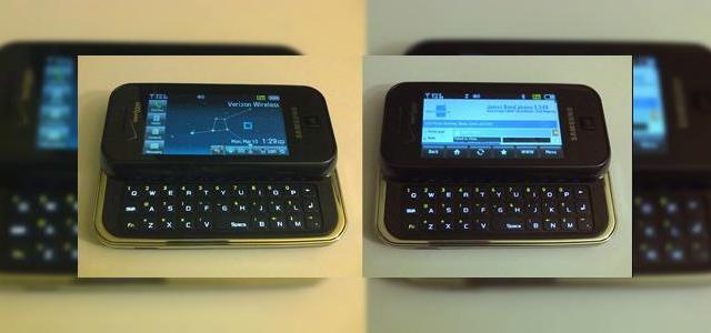 <b>Detalii despre Samsung Glyde U940</b>Verizon se pregateste sa lanseze un rival al lui iPhone, sub forma lui Samsung Glyde U940, pe care il puteti admira in imaginea urmatoare. Terminalul este dotat cu interfata Croix, feedback haptic, tastatura QWERTY si display touchscreen. De asemenea...