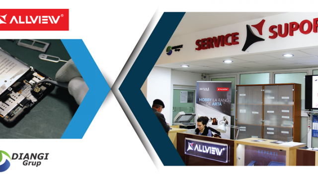 <b>Allview împreună cu partenerul său autorizat Diangi Grup, anunță măsuri de îmbunătățire pentru produsele care ajung în service</b>Prin intermediul unui comunicat de presă cei de la Allview ne anunță astăzi despre îmbunătățirile aduse împreună cu partenerul său autorizat Diangi Grup pentru procesul de service. Se dorește reducerea timpului de reparație și totodată 