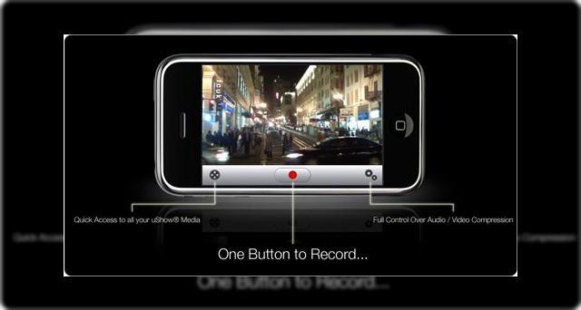 <b>iPhone inregistreaza acum video cu ajutorul lui ushow</b>In cazul in care v-ati simtit vreodata frustrat de faptul ca iPhone nu suporta inregistrare video, a venit momentul ca terminalul produs de Apple sa-si rascumpere greselile, prin intermediul video recorderului ushow, dupa ne informeaza prietenul nostru...