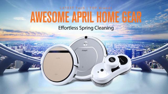 <b>Curățenia de Paște este asigurată de produsele Smart Home din oferta GearBest! Iată câteva recomandări!</b>Odată cu Paștele se pune și problema curățeniei de primăvară, dar cu toate deliciile culinare aflate pe listă - timpul rămas la dispoziție pentru a pune casa la punct se reduce și el considerabil. Din fericire, GearBest vine în ajutorul nostru cu o serie