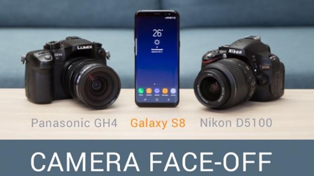 <b>Samsung Galaxy S8 versus aparat foto DSLR şi cameră mirrorless; Rezultele surprind!</b>Este momentul ca astăzi să privim asupra unui nou comparativ foto, unul realizat între Samsung Galaxy S8, un aparat foto DSLR Nikon D5100 și un mirrorless Panasonic GH4. Deși la prima vedere ar părea că smartphone-ul sud-coreenilor nu prea are mari șanse