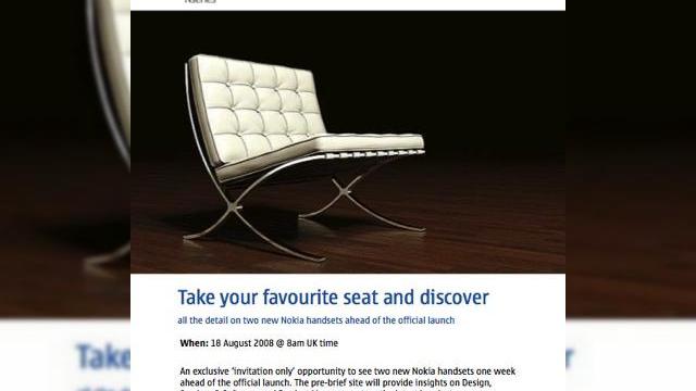 <b>2 noi telefoane Nokia lansate pe 25 august</b>Ultimele zvonuri din tabara Nokia ne informeaza in legatura cu o lansare a companiei, cel mai probabil a doua noi modele din seria N. Aceasta va avea loc in data de 25 august, luni, la ora 3:00 am. Finlandezii vor organiza un eveniment online privat, in...