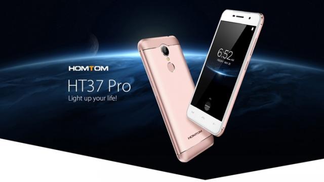 <b>HomTom HT37 Pro vine cu 3 GB RAM, display de 5 inch și Android Nougat; costă doar 360 lei în oferta TomTop!</b>Numele producătorului HomTom nu l-am mai auzit de ceva vreme, dar astăzi descoperim că firma asiatică tocmai ce a lansat un nou smartphone de buget pe piață. El se numește HT37 Pro și costă doar 360 lei în oferta TomTop.com, sosind cu 