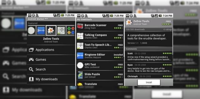 <b>Google anunta Android Market, un alt App Store?</b>Google a anuntat Android Market, serviciu care va permite developerilor sa isi faca softurile disponibile utilizatorilor cu usurinta si sa le instaleze cu aceeasi usurinta. Initiativa aminteste de celebrul App Store, lansat de Apple inainte de sosirea lui...