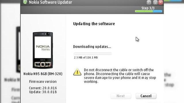 <b>Nokia N95 8GB beneficiaza de un update de firmware</b>Update-ul de firmware cu versiunea 30.0.018 pentru telefonul Nokia N95 8GB este acum disponibil pentru download, prin intermediul lui Nokia Software Updater, care detecteaza automat noile softuri. Noul firmware Nokia rezolva problemele versiunilor...