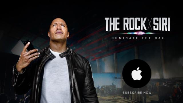 <b>Siri şi Dwayne Johnson (The Rock) sunt vedetele unui nou film, de fapt o reclamă cu ştaif (Video)</b>O reclamă mai deosebită realizată de către Apple poposește astăzi pe web, clip în care vedem celebrul actor Dwayne Johnson (The Rock) alături de un coechipier mai special numit Siri. Acest material este mai mult decât un simplu video, fiind puse