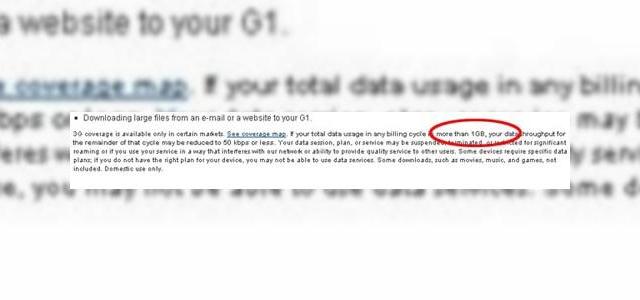 <b>T-Mobile limiteaza transferul de date prin conexiuni 3G la 1GB pe luna</b>Limitarile de viteza in cazul transferului de date nu reprezinta un fenomen deloc nou pentru utilizatorii romani de telefonie mobila, dar americanii inca sunt uimiti de astfel de restrictii, semn ca reguli de acest gen ar trebui sa dispara intr-o...